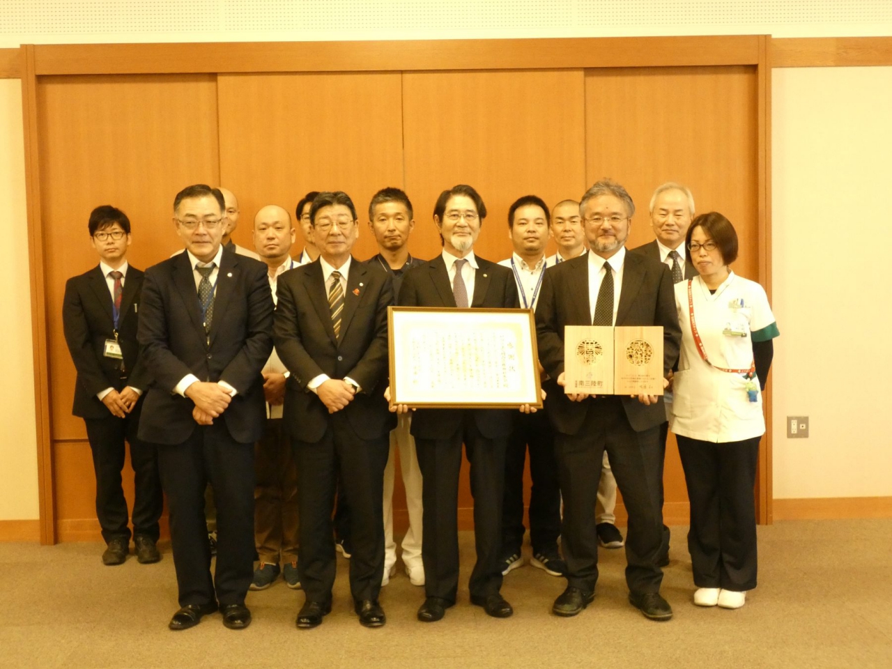 宮城県南三陸町より感謝状をいただきました1